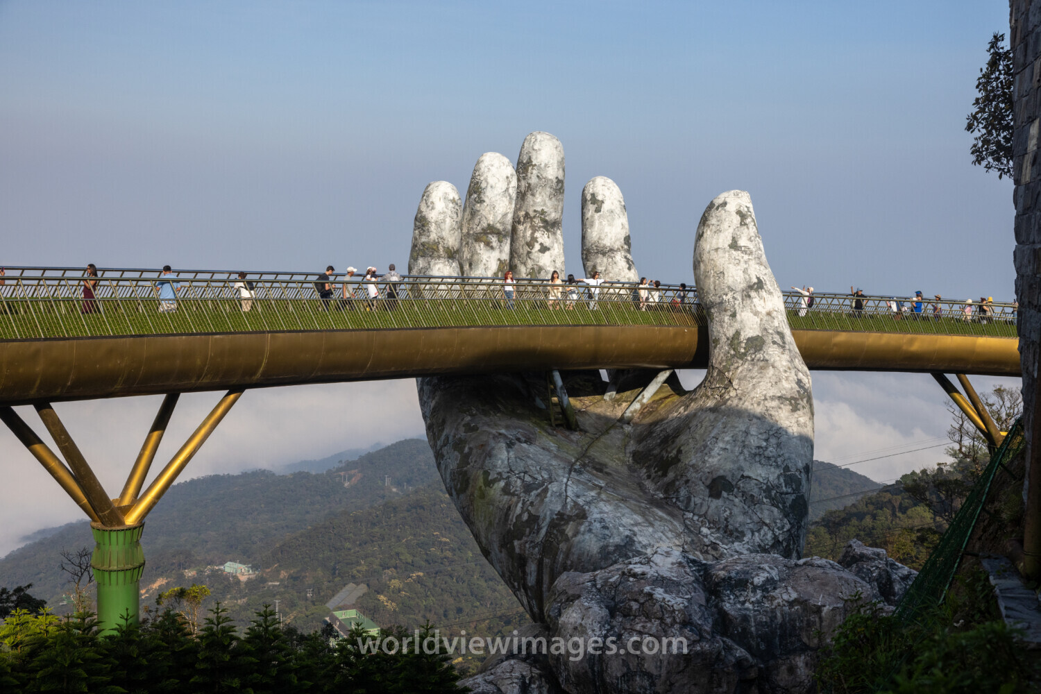 Golden Bridge in Vietnam