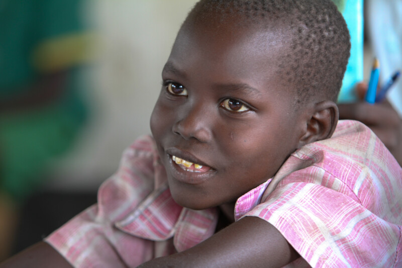 Student in South Sudan