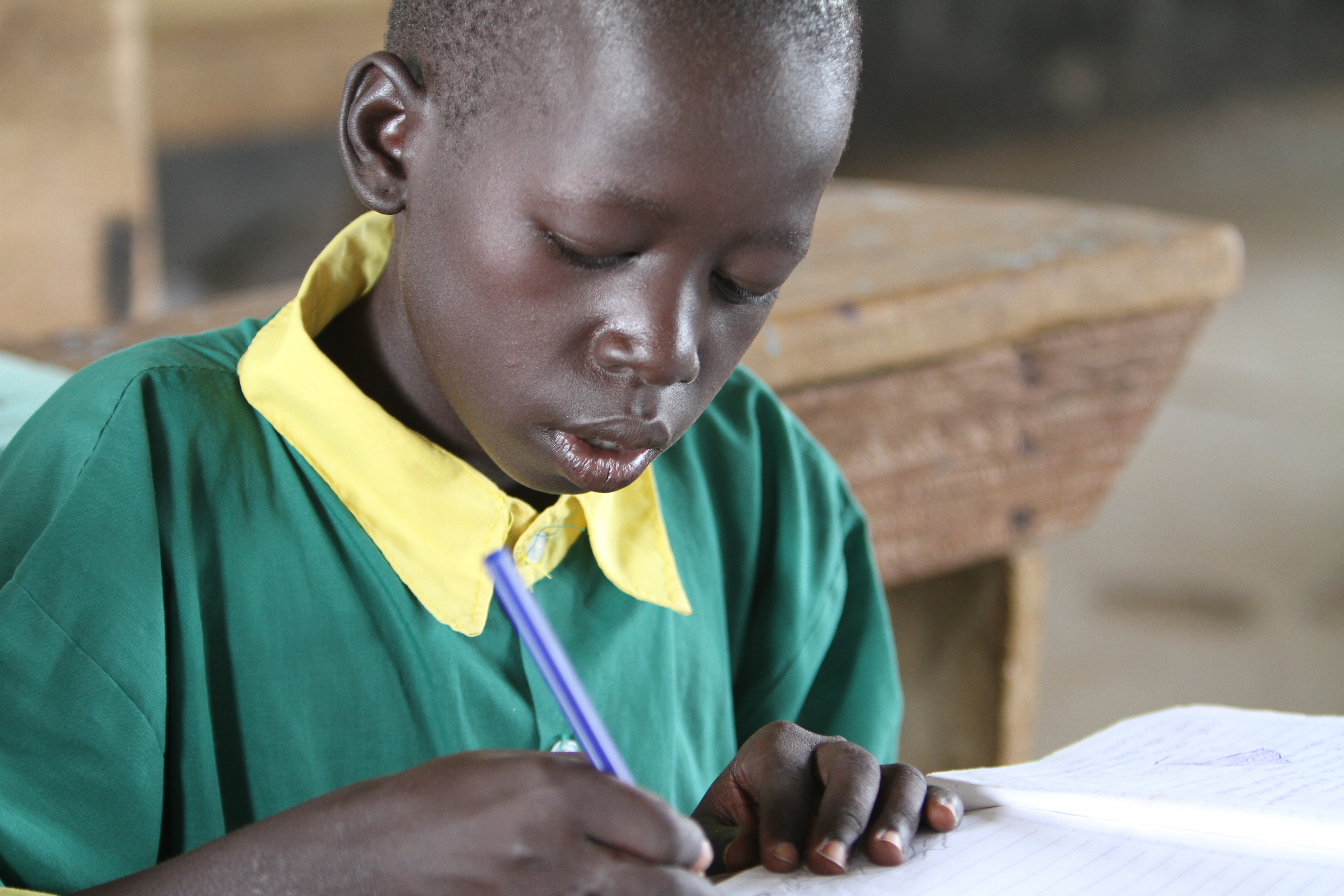 Student in South Sudan