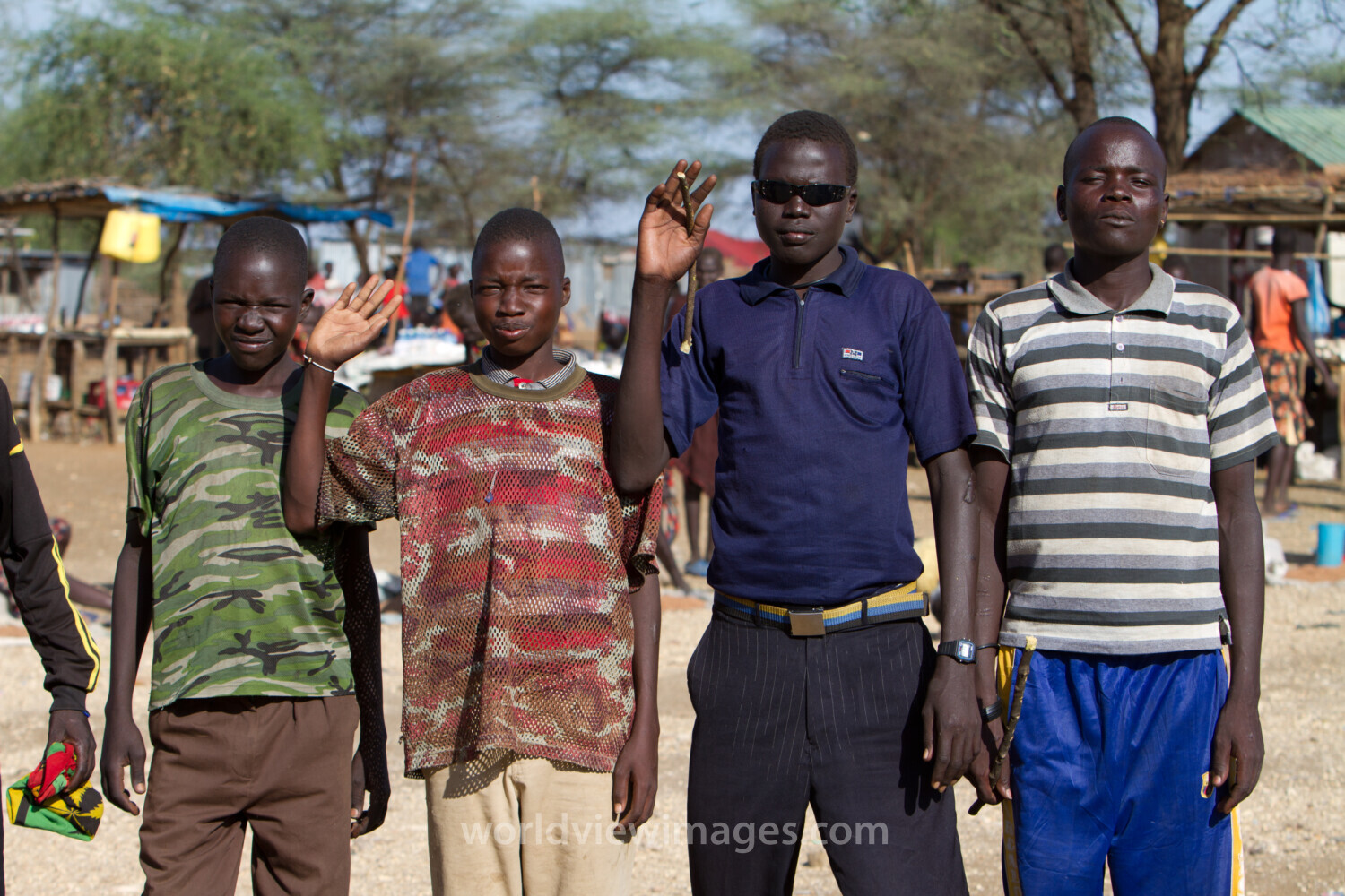 Boys in a Market in South Sudan