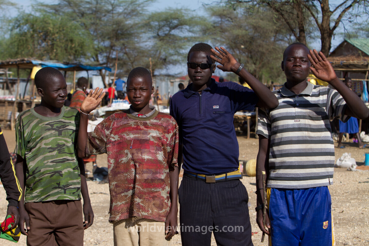 Faces in a Market in South Sudan