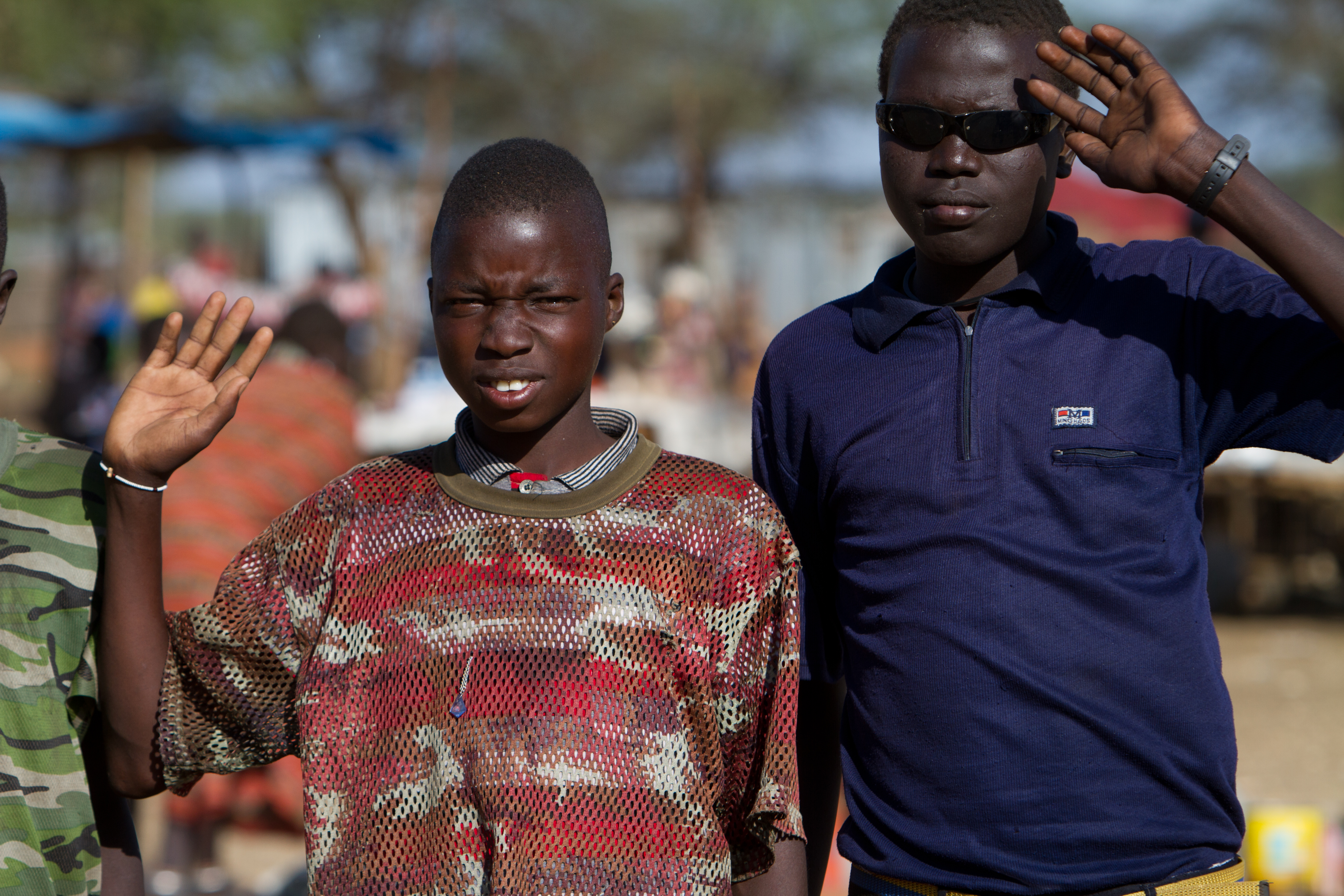 Young Men in A Market