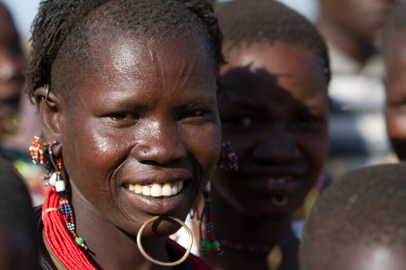 Woman in South Sudna Africa