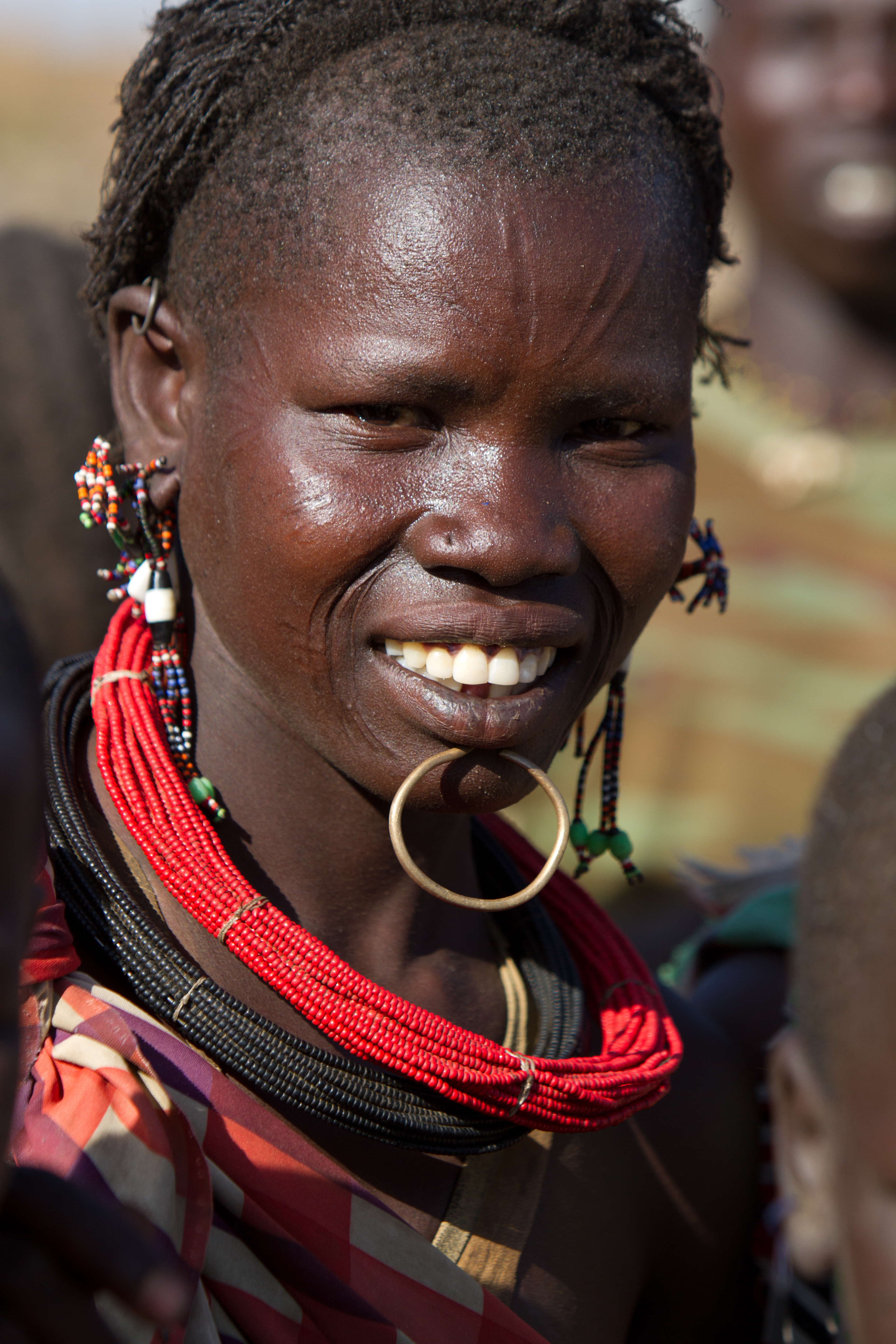 Faces in a Market in South Sudan