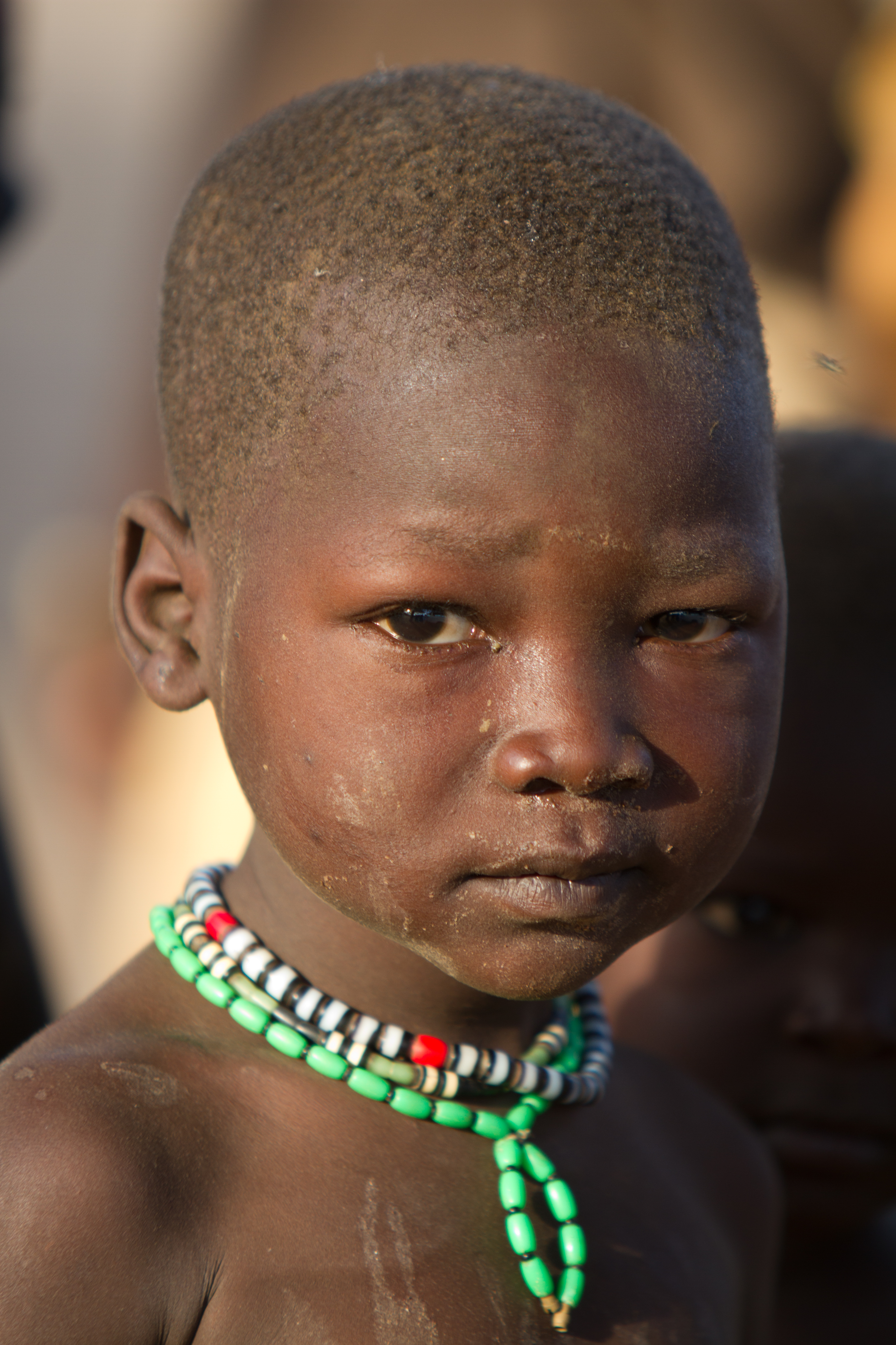 Young Girl  living in extreme poverty