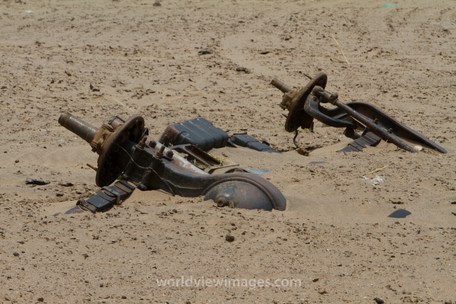 Stock Images of South Sudan – Seasonal River bed