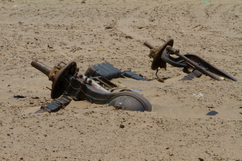 Stock Images of South Sudan – Seasonal River bed