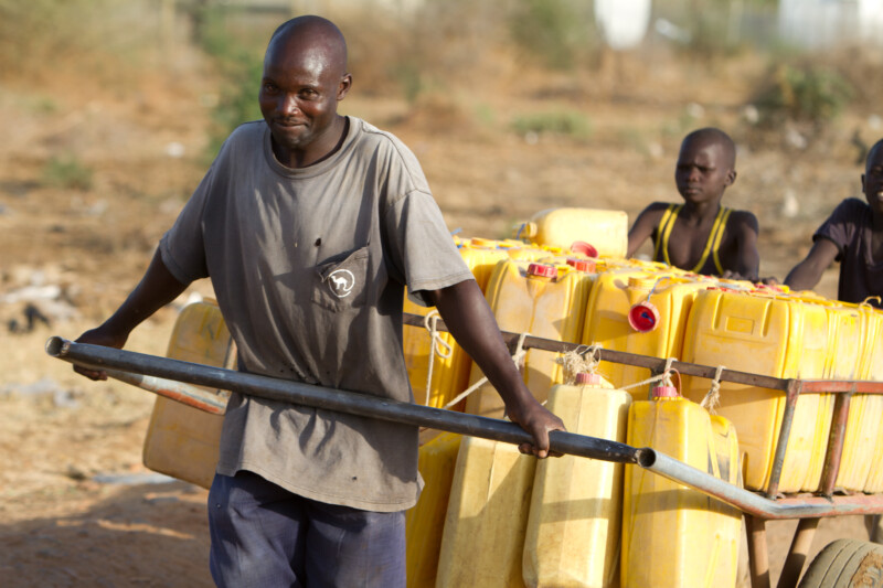 Collecting Water in South Sudan