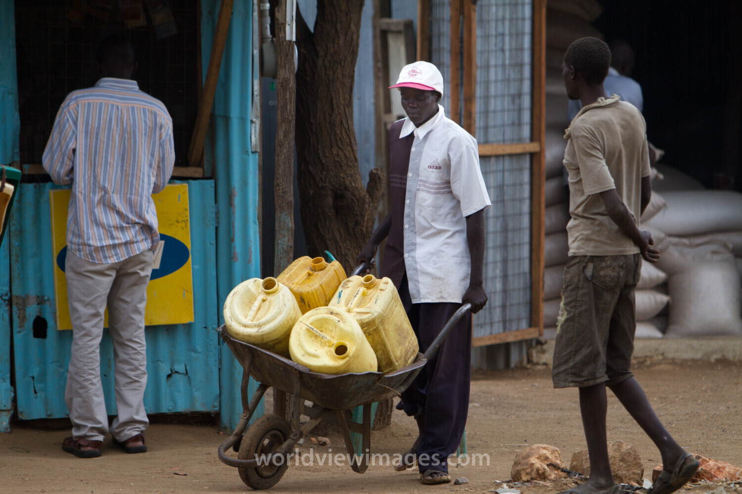 Stock Images of South Sudan – Collecting Water