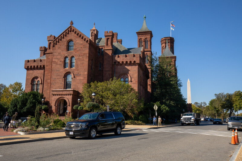 Smithsonian Castle — Architecture, Building, Car, Vehicle, Washington