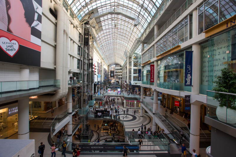 Eaton Center Mall — Architecture, Building, City, Skyscraper, Street