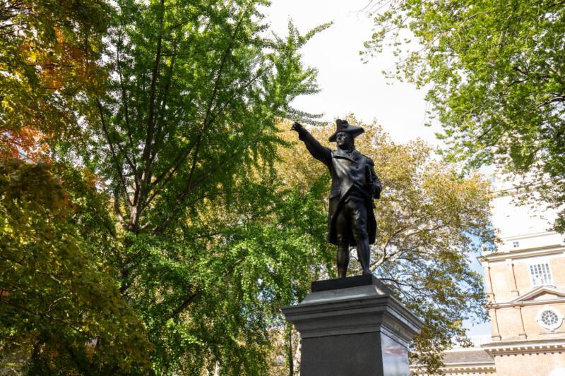 Independence National Historical Park — Architecture, Art, Person, Statue