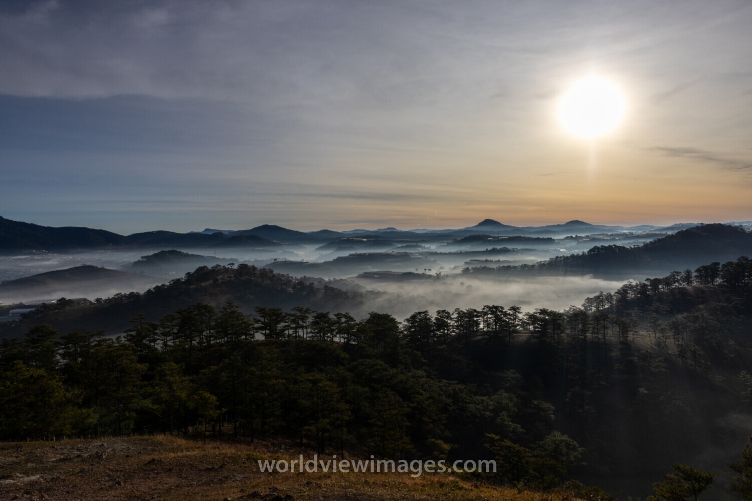Morning Above Da Lat, Vietnam