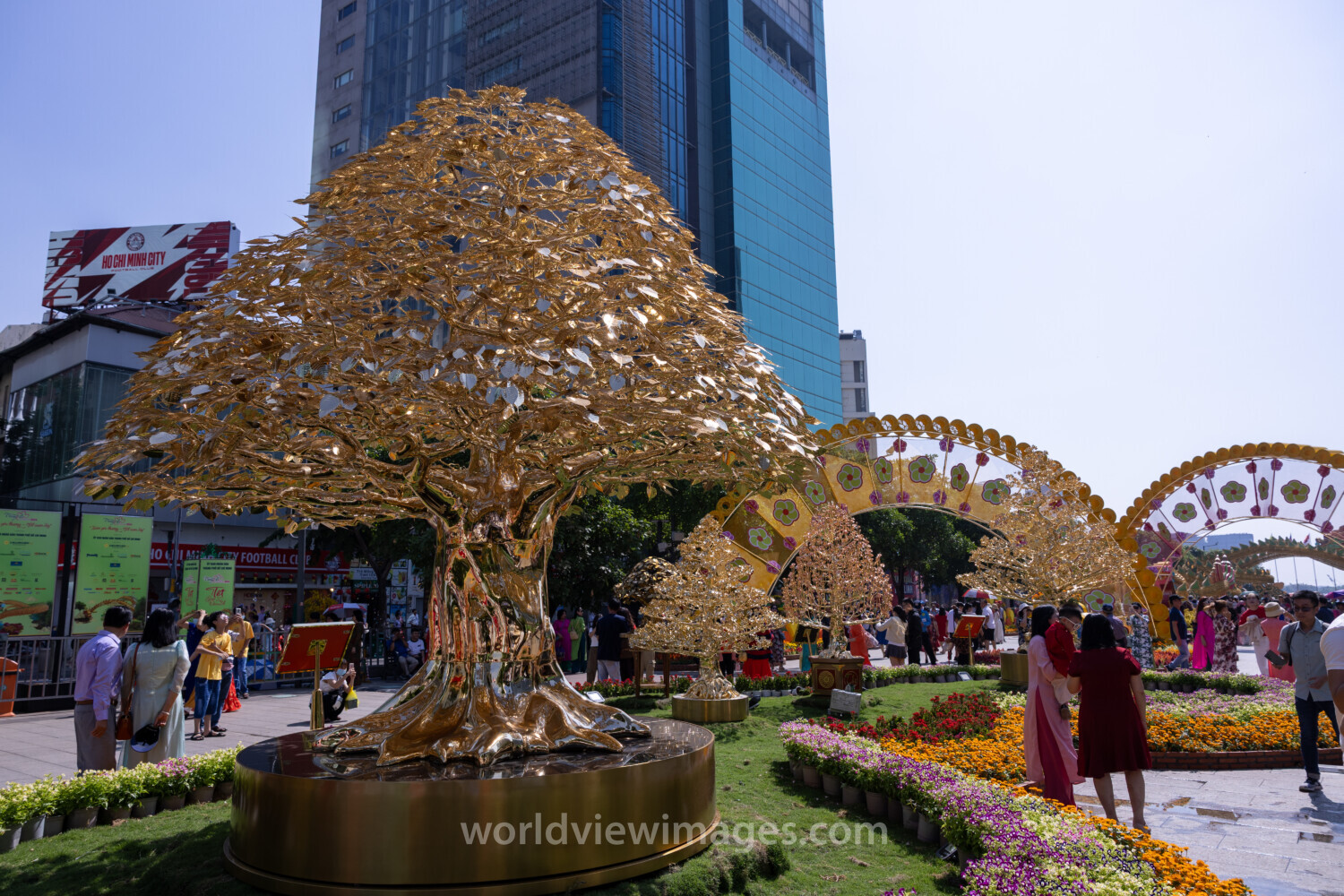 New Year Sculptures in Ho Chi Minh City