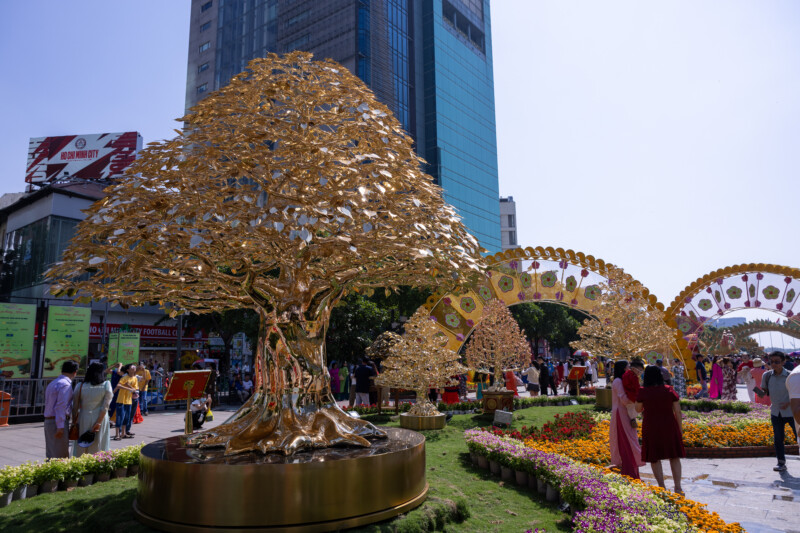 New Year Sculptures in Ho Chi Minh City