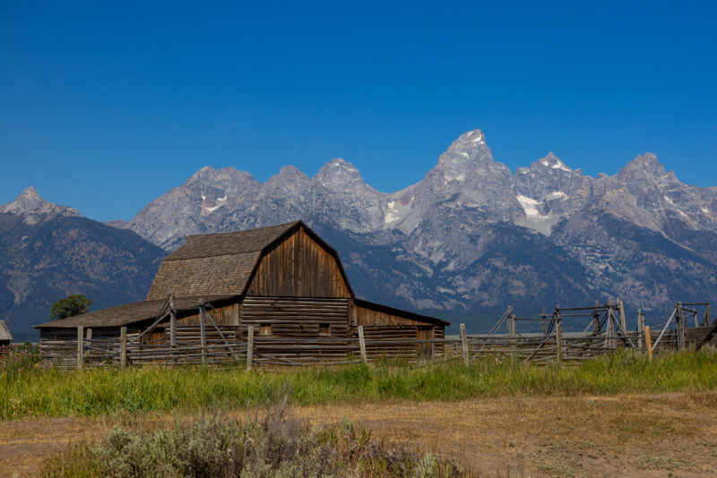TA Moulton Barn in the Tetons
