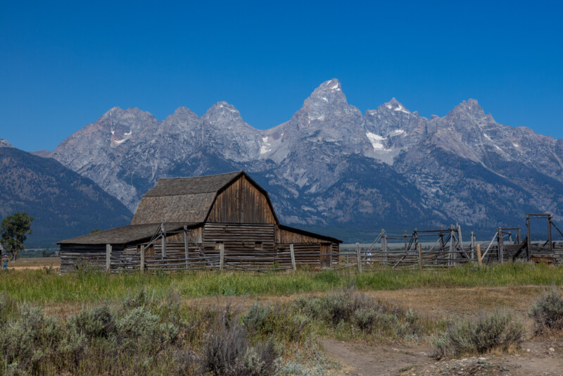 TA Moulton Barn in the Tetons