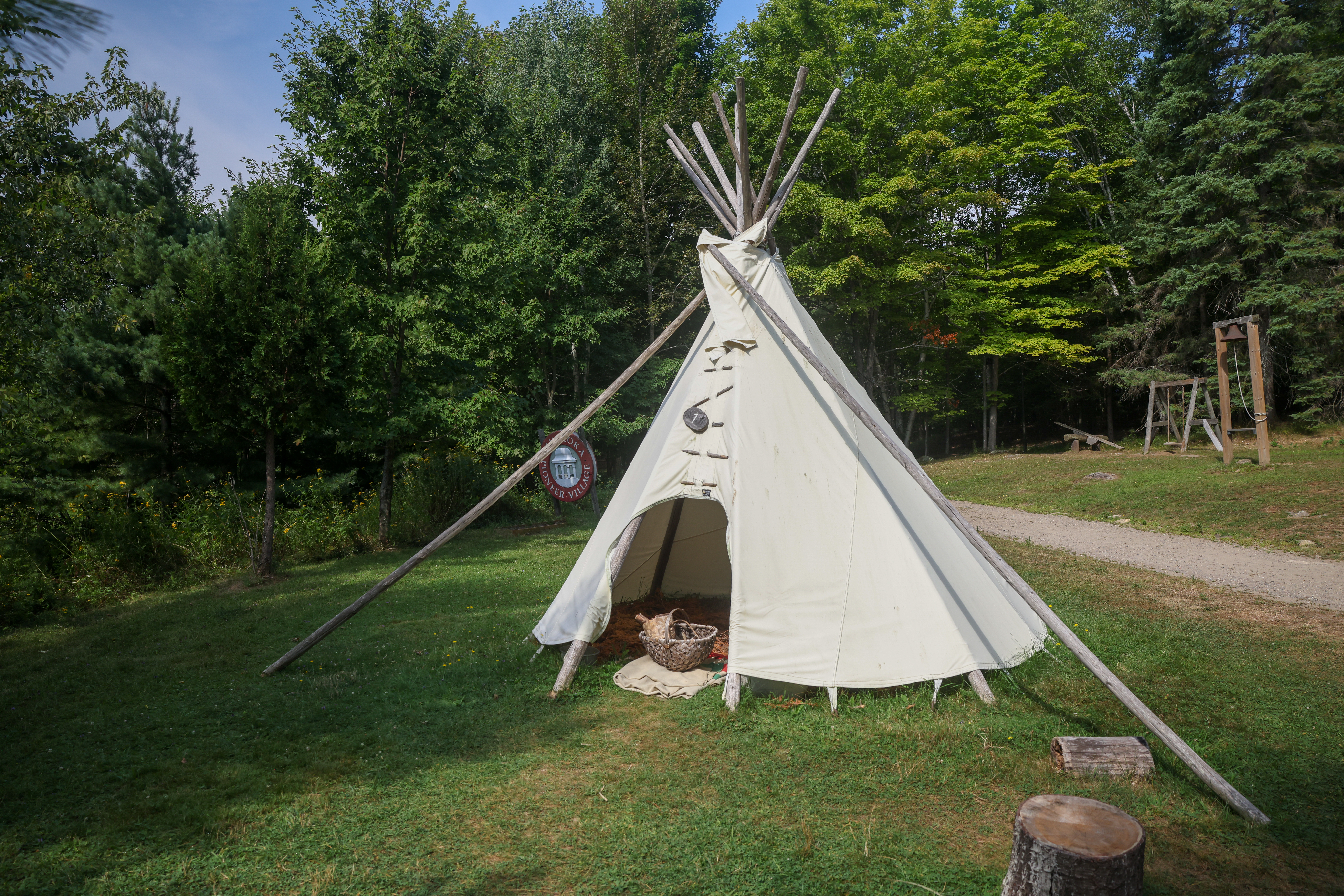 Teepee Tent at a Pioneer Village