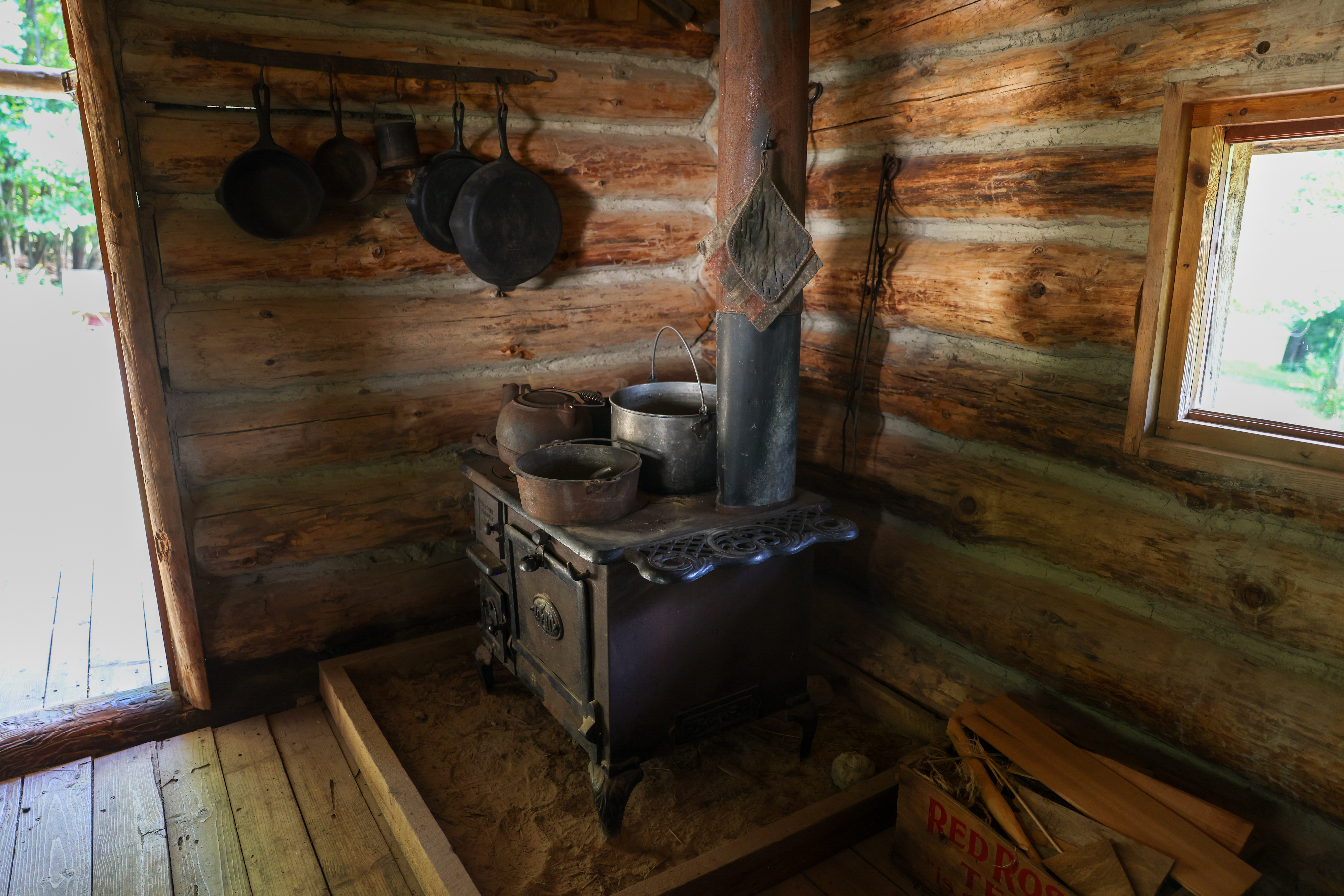 Old Wood Cooking Stove