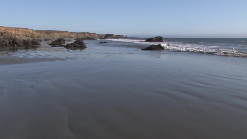California Beach — Stock video of beach shots on the Pacific Coast Highway of the California coastline, highway 1Keywords: Ocean, sea, Pacific, coast, Beach,...