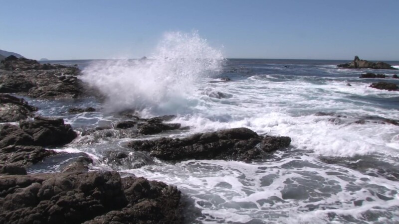 California Beach — Stock video of beach shots on the Pacific Coast Highway of the California coastline, highway 1Keywords: Ocean, sea, Pacific, coast, Beach,...