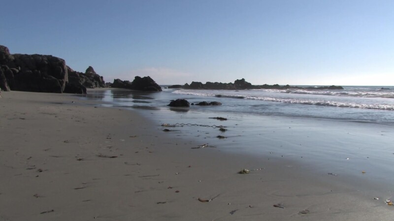 California Beach — Stock video of beach shots on the Pacific Coast Highway of the California coastline, highway 1Keywords: Ocean, sea, Pacific, coast, Beach,...