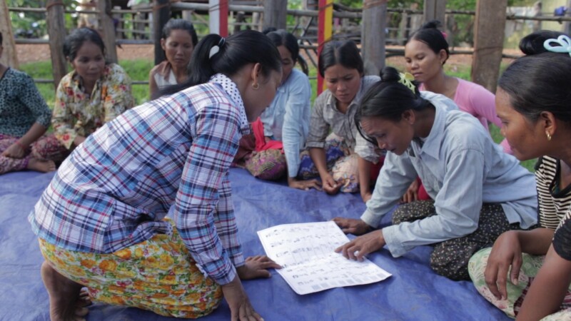 Reflect Learning Groups — Women in an adult group education program, conducted by ADRA, learn new life skills such as reading, writing, principles of good he...
