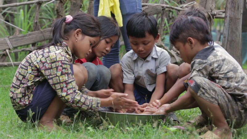 Washing Hands — Asia, Cambodia, ADRA, Sanitation, health