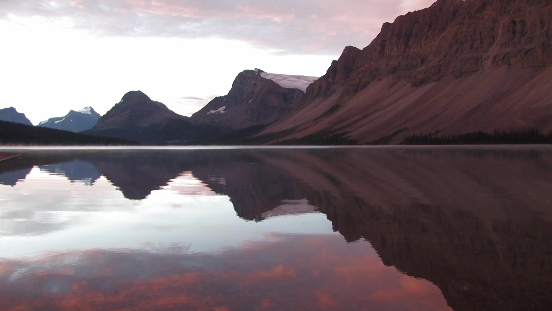 Bow Lake at Sunrise