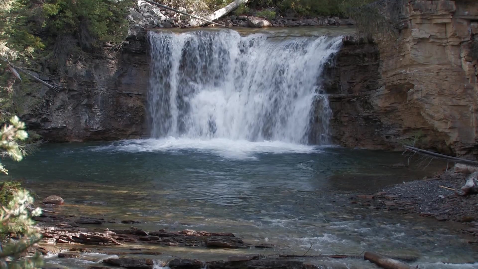 Waterfalls in Johnson Canyon