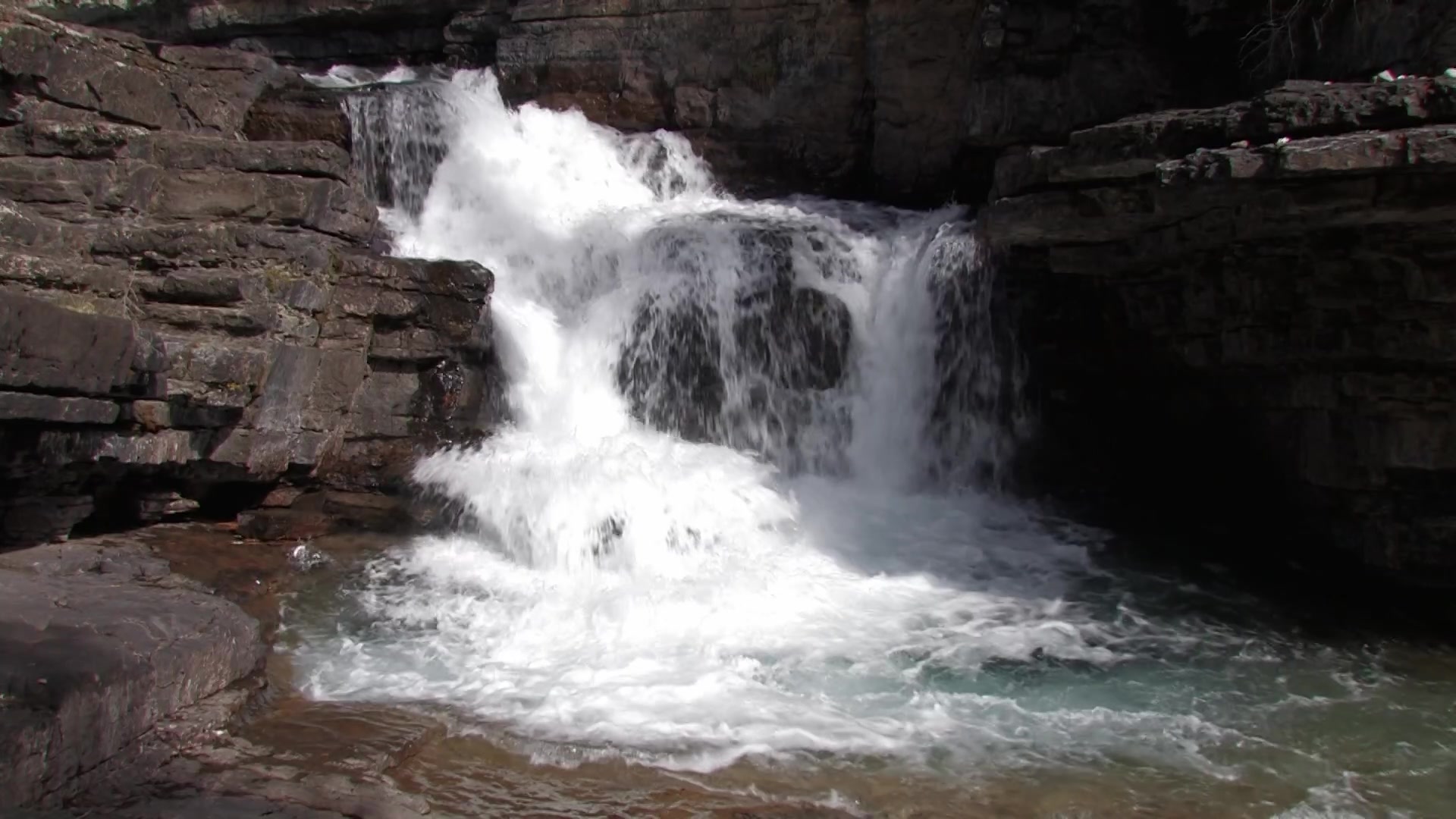 Waterfalls in Johnson Canyon