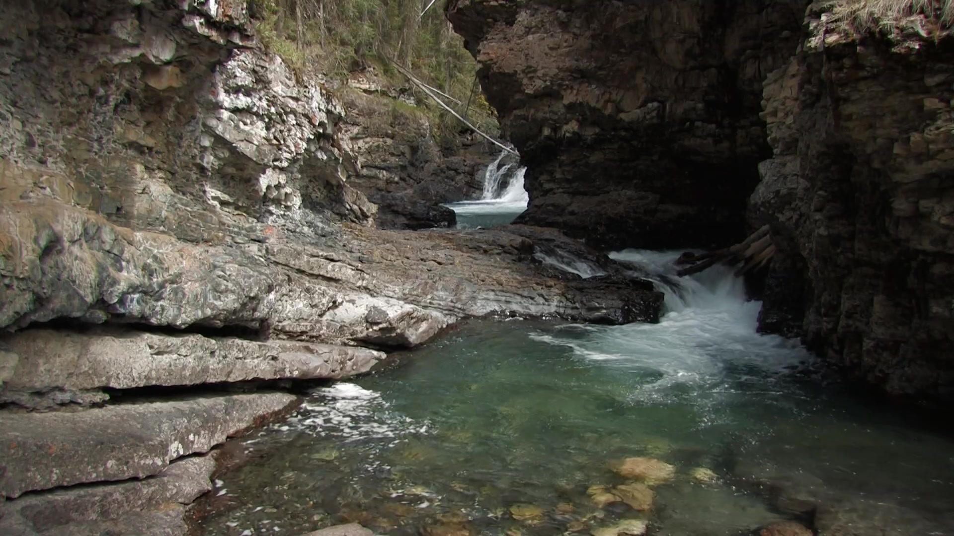 Waterfalls in Johnson Canyon