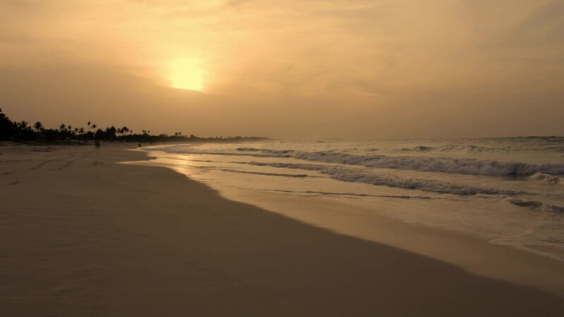 Sunset at the Beach — Sunset in the Dominican Republic at the BeachKeywords: Dominican Republic, sunset, Beach, ocean, waves