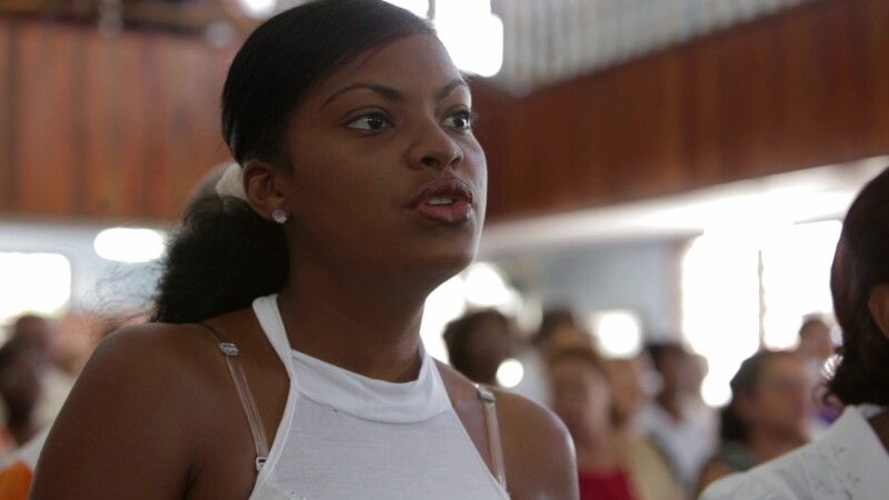 Song Service at a Church in Cuba — Stock Video Footage of Christianity in Cuba: Song service at an Adventist Christian Church service in Santiago de Cuba. — ...