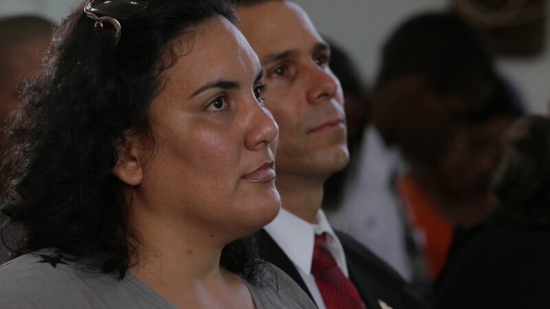 People in Church in Cuba — People at an Adventist church in Santiago de Cuba. — Adventist, Adventists, Christian, Christianity, Christians