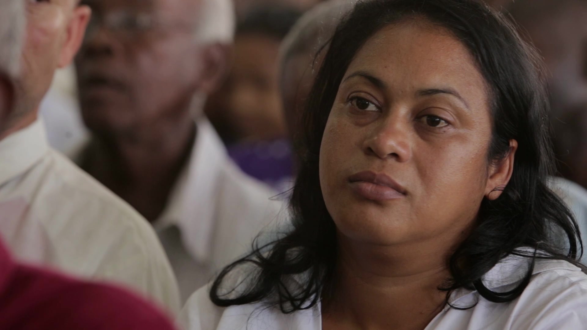 People in Church in Cuba