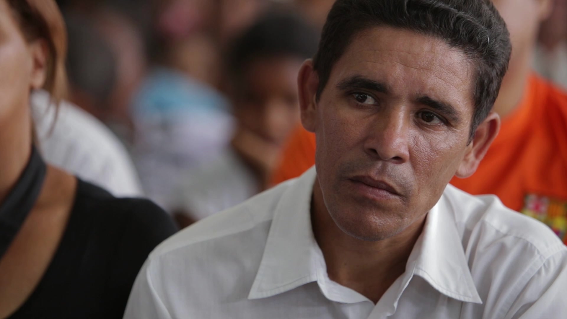 People in Church in Cuba