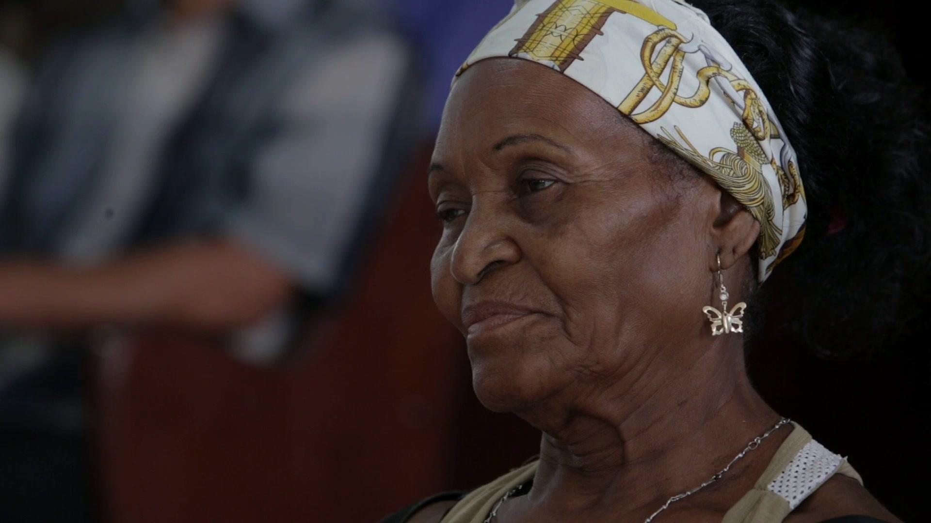 People in Church in Cuba