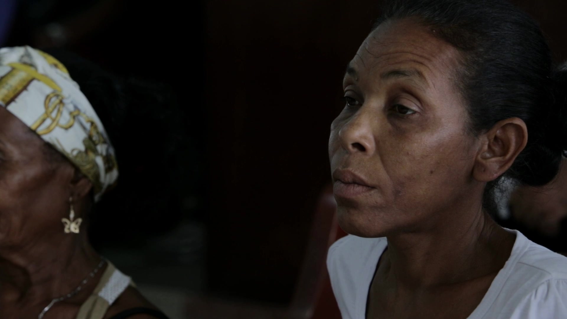 People in Church in Cuba