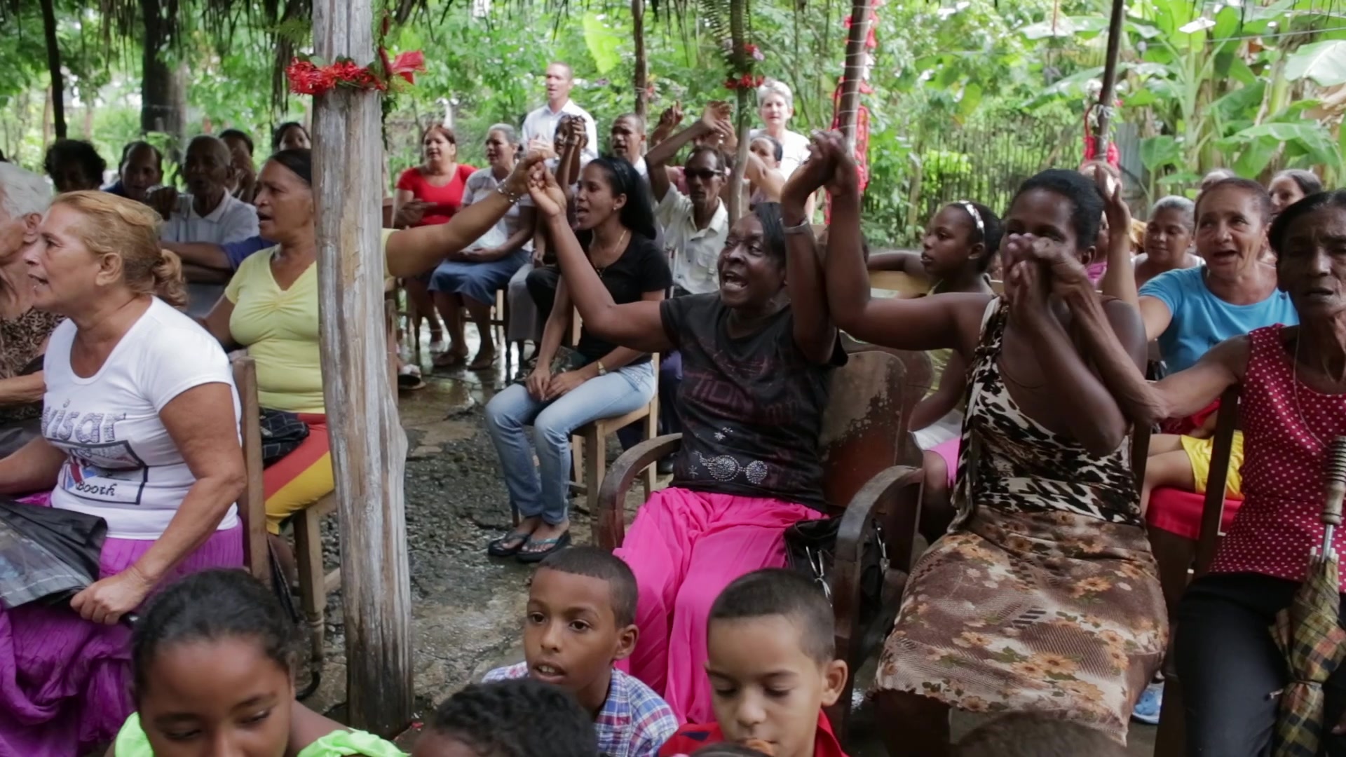 Outdoor Church in Cuba