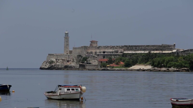 Old Spanish Fort in Havana — Stock Video Footage of Cuba: Morro Castle La Habana del Este, Havana, Cuba with harbor in front. — Cuba, Habana, Havana, La Haba...