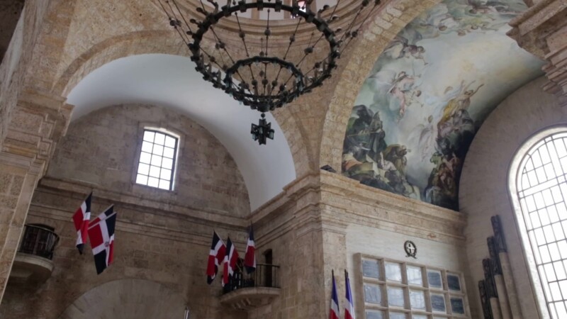 National Pantheon in Santo Domingo — Stock Video Footage of the Dominican Republic: Interior shot of the National Pantheon museum in Santo DomingoKeywords: C...