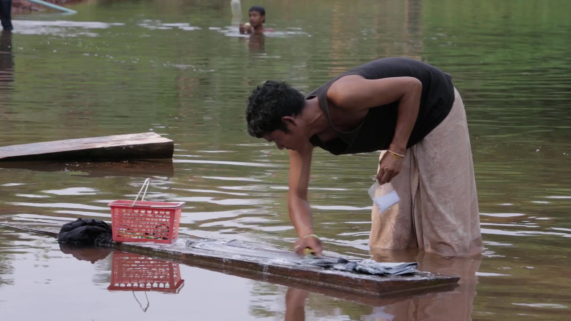 Washing Clothes in the River