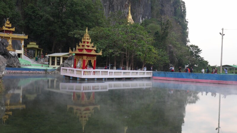 Kaw Gon Cave in Myanmar
