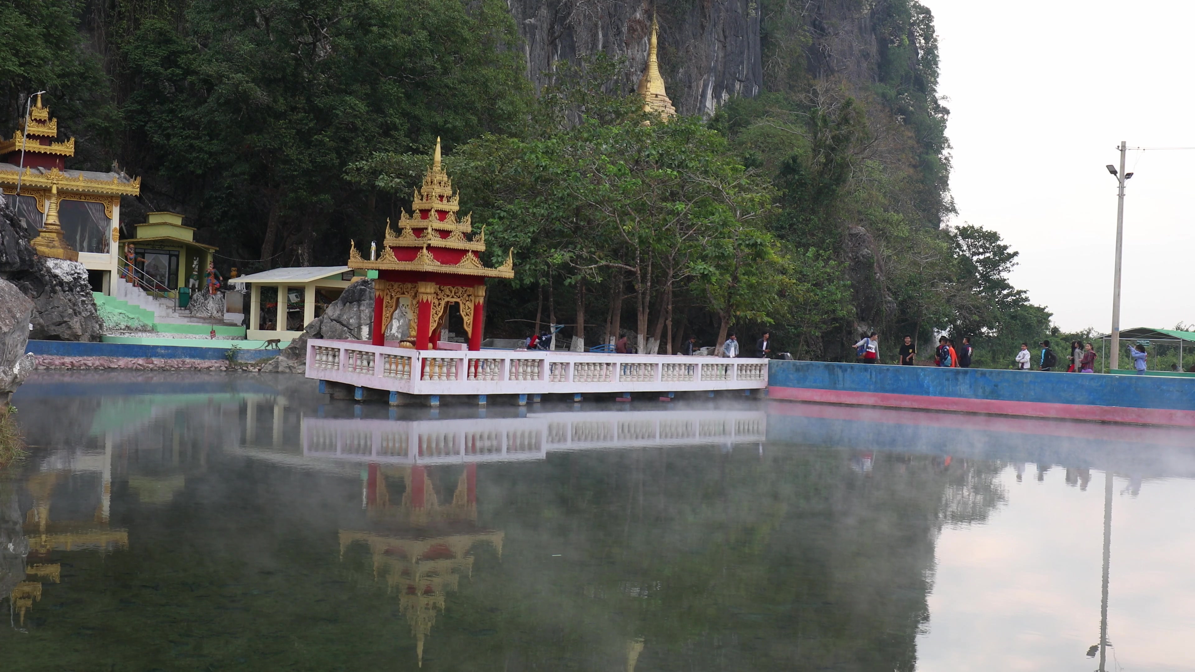 Kaw Gon Cave in Myanmar