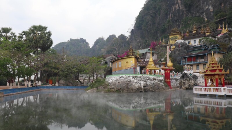 Kaw Gon Cave in Myanmar