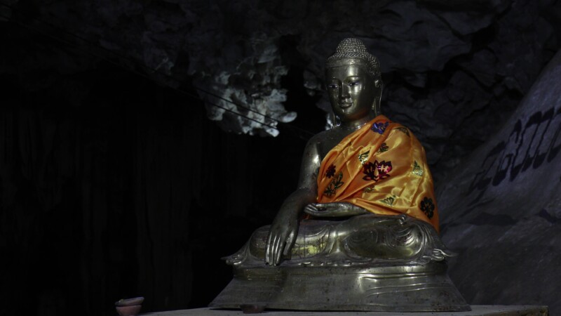 Kaw Gon Cave in Myanmar