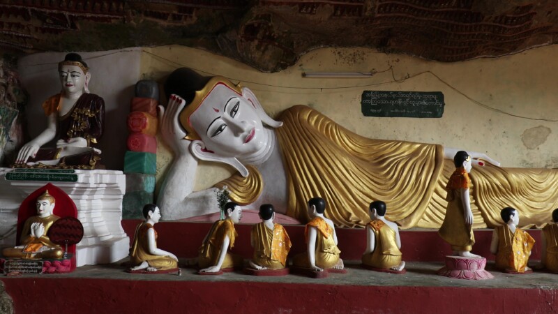 Kaw Gon Cave in Myanmar