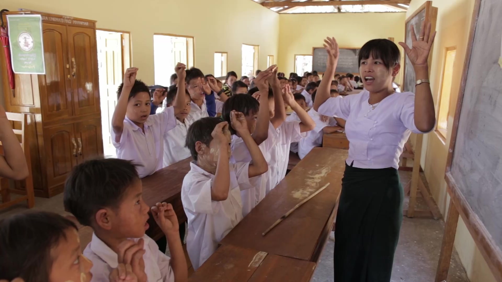 Teacher Engaging Students in Class