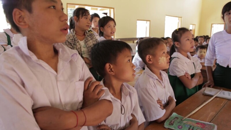 Teacher Engaging Students in Class